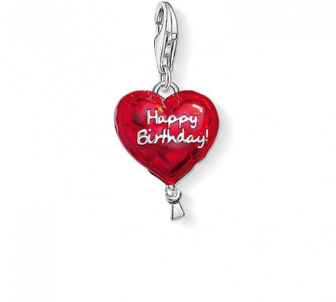 Thomas Sabo Silver Balloon Happy Birthday Charm