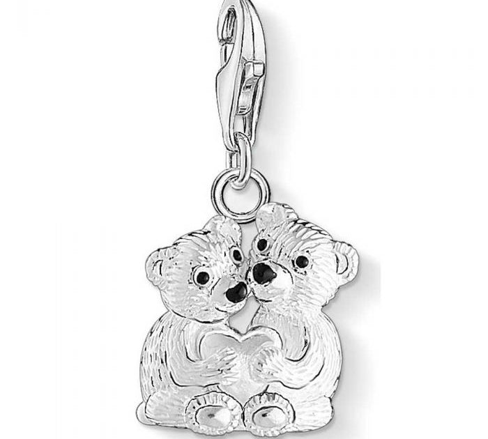Thomas Sabo Silver Bear Couple Charm