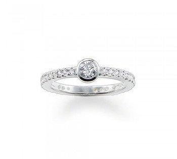 Thomas Sabo Silver Clear Crystal Ring