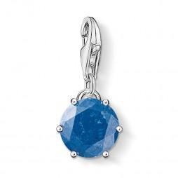 Silver December Dumortierite Charm