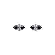 Thomas Sabo Silver Ear Studs with Hexagonal Onyx