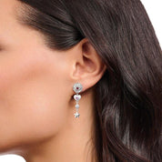 Thomas Sabo Silver Earrings with Different 3D symbols and Colourful Stones