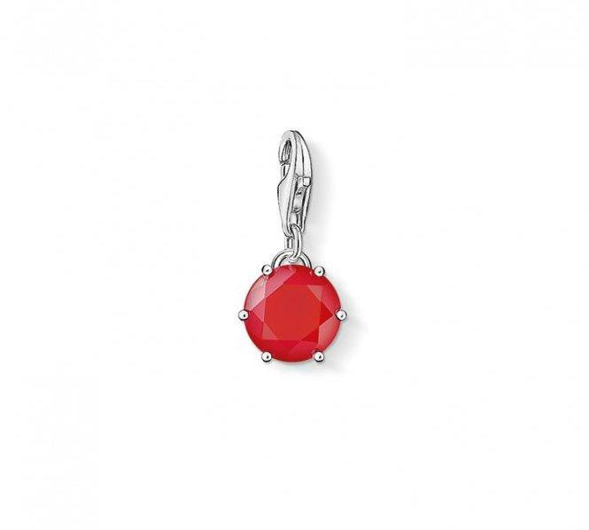 Thomas Sabo Silver July Red Coral Charm