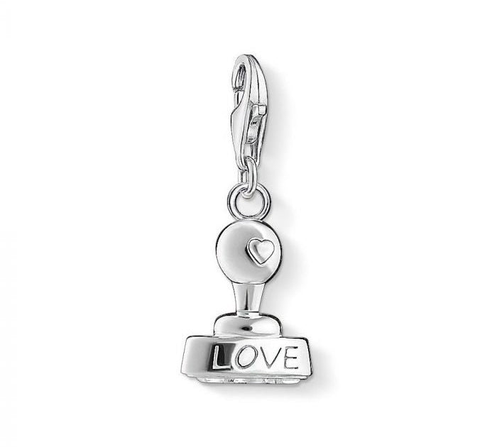 Thomas Sabo Silver Love Stamp Charm