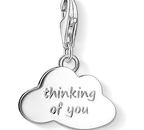 Thomas Sabo Silver Thinking Of You Cloud Charm