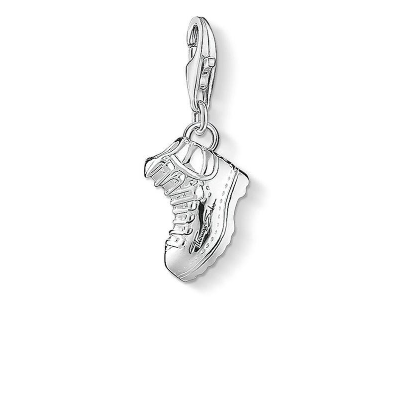 Silver Walking Boot Charm