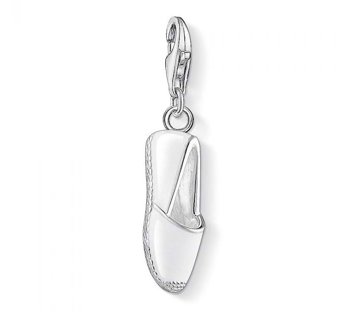 Thomas Sabo Silver White Espadrille Charm