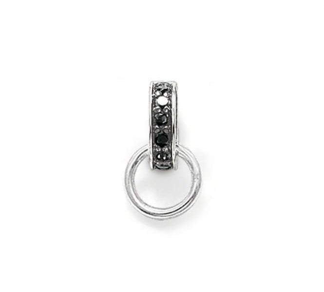 Thomas Sabo Silver Zirconia Black Carrier