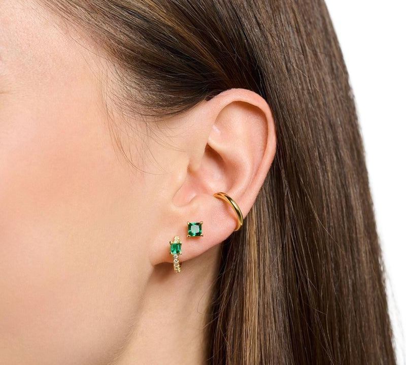 Thomas-Sabo-Single-Ear-Stud-With-Green-Stone-Gold-2.jpg