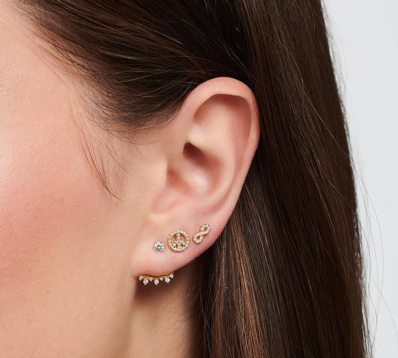 Thomas Sabo Single ear stud infinity gold