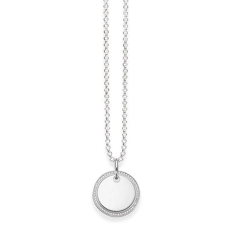 Sterling Silver Circle Necklace