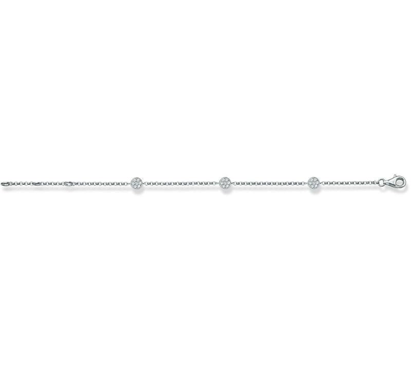Thomas Sabo Triple Pave CZ Bracelet