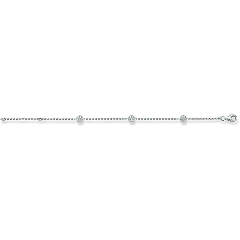 Thomas Sabo Triple Pave CZ Bracelet