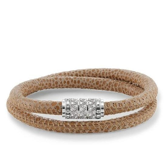 Thomas Sabo Unisex Brown Leather Bracelet