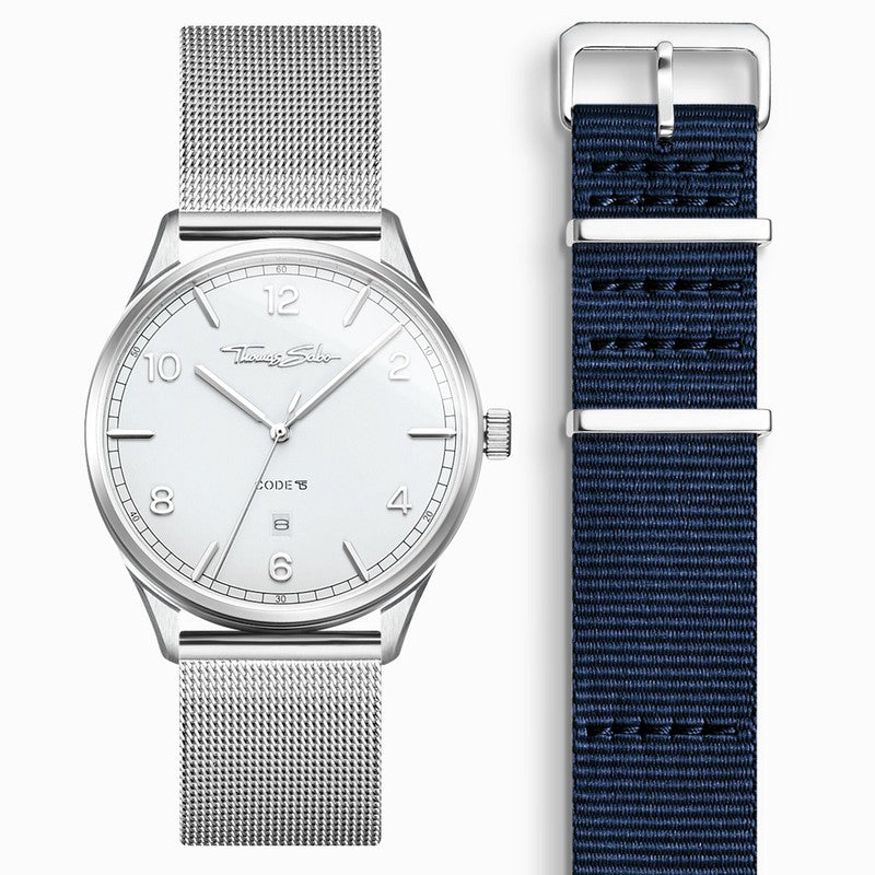 Thomas Sabo Watch Strap - TS Nato - Dark Blue