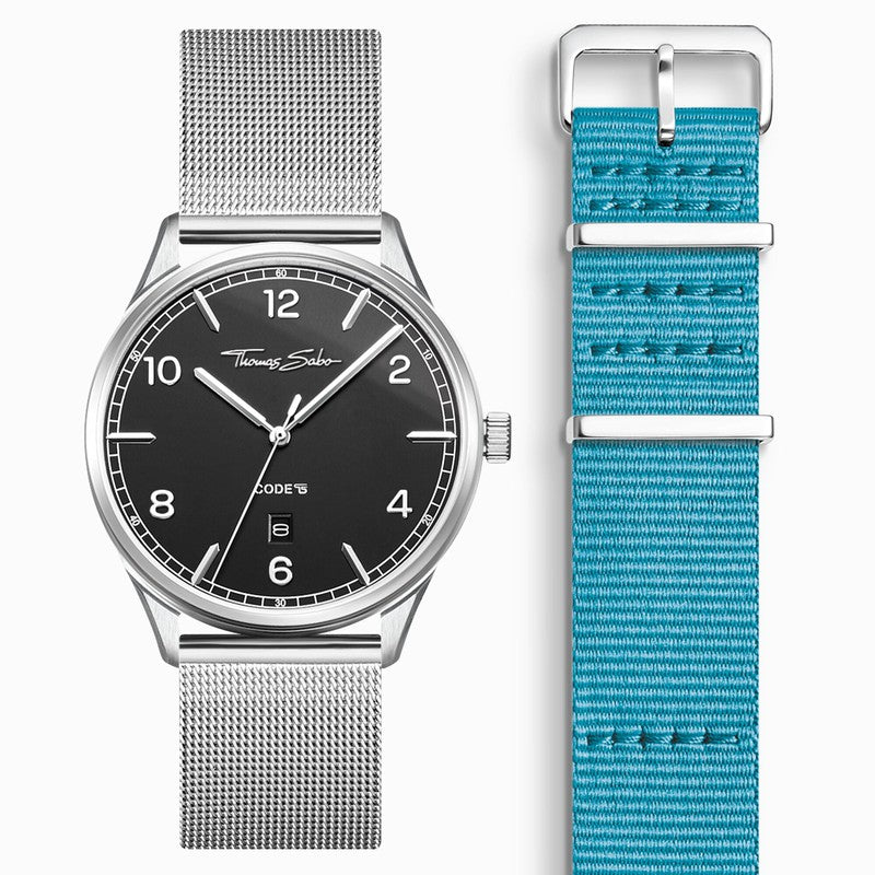 Thomas Sabo Watch Strap - TS Nato - Turqouise