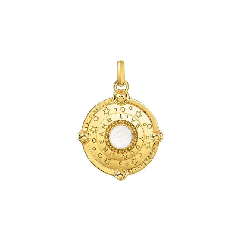 Thomas Sabo Yellow-Gold plated Pendant with Crescent Moon