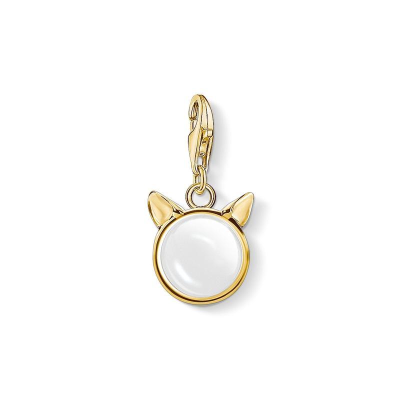 Thomas Sabo charm pendant cat’s ears, gold