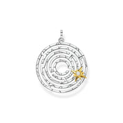 Thomas Sabo pendant Labyrinth with golden star