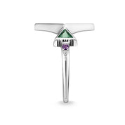 Thomas Sabo ring zig zag mother of pearl abalone