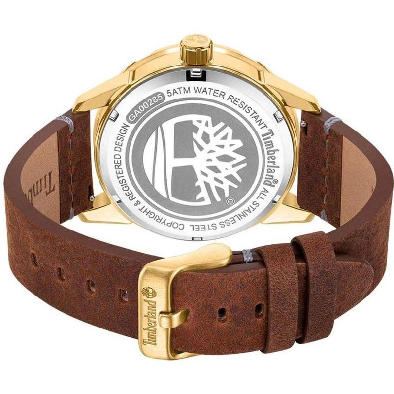 Timberland Adirondack Brown Leather Strap Watch