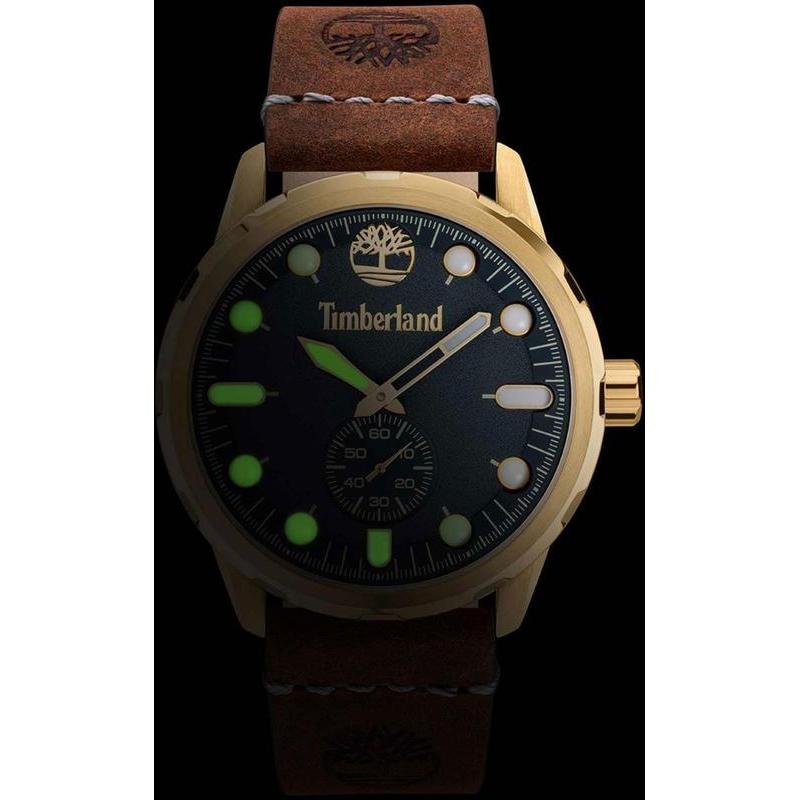 Timberland Adirondack Brown Leather Strap Watch