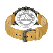 Timberland Hampton Harbour Multifunction Brown Leather Strap Watch