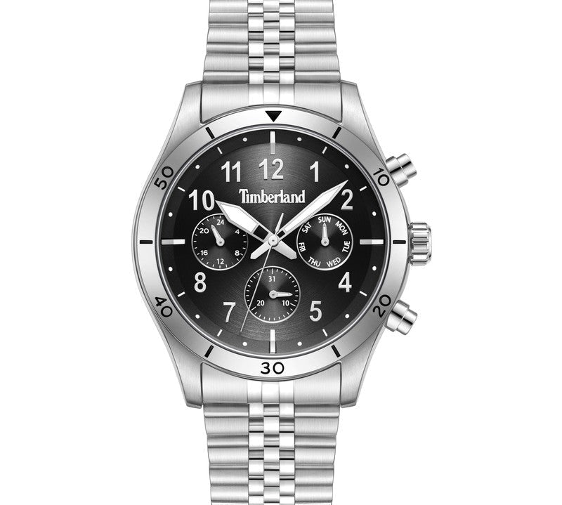 Timberland Hooksett Multifunction Black Dial Watch