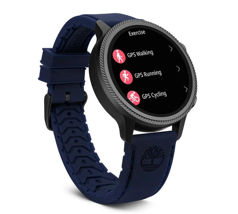 Timberland Trail Force Blue Silicone Strap Smart Watch