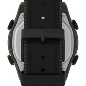 Timex Expedition® Trailblazer+ 43mm Green-Black Material Strap Watch