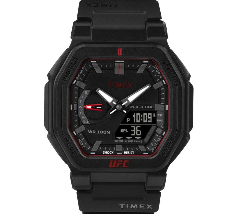 Timex UFC Colossus 45mm Resin Strap Watch