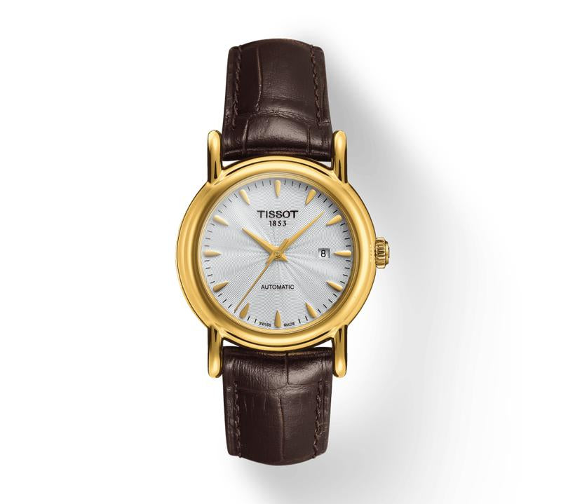 Tissot Carson Automatic Lady 18K Gold Watch T907.007.16.031.00