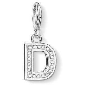 0226-051-14-Thomas Sabo CZ Letter D Charm-Bella-Luna