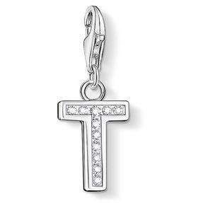 0242-051-14-Thomas Sabo CZ Letter T Charm-Bella-Luna