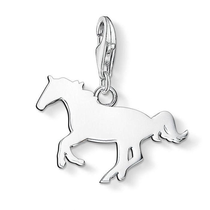 1106-001-12-Silver Horse Charm-Bella-Luna