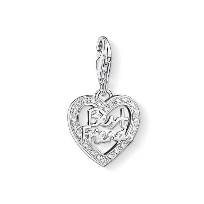 1307-051-14-Silver Best Friends Charm-Bella-Luna