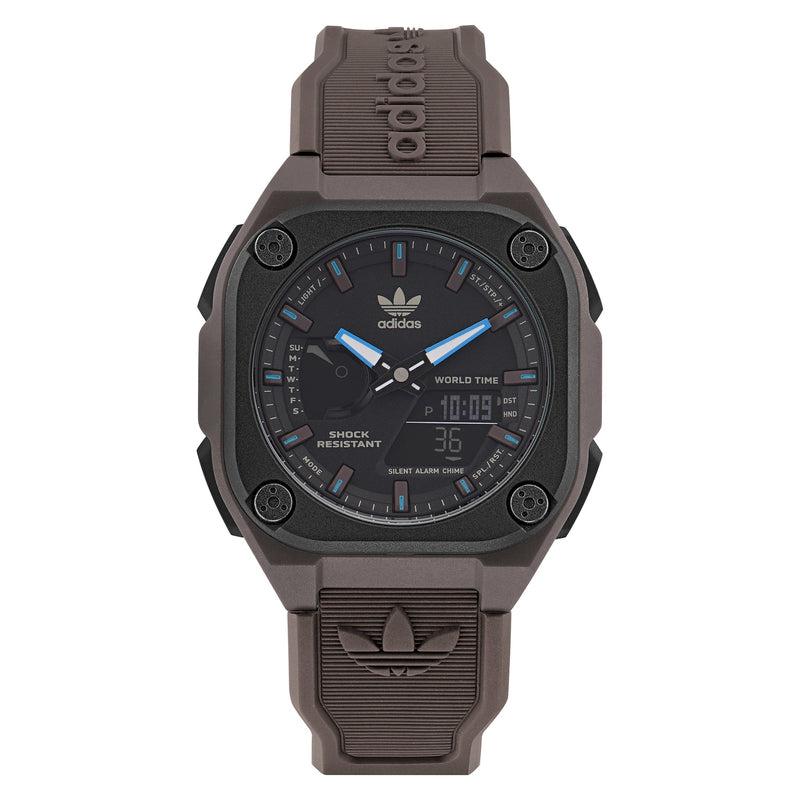 Adidas City Tech One Black Dial Multifunction Watch