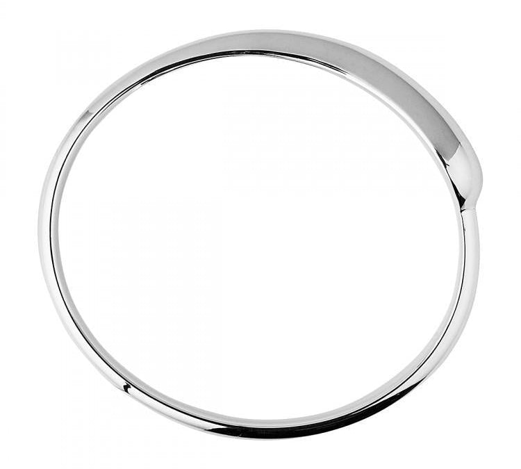 B6106-Najo Naj 'O' Tapered 14Mm Oval Bangle Teardrop Clasp-Bella-Luna