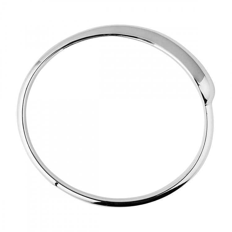 B6106-Najo Naj 'O' Tapered 14Mm Oval Bangle Teardrop Clasp-Bella-Luna