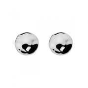 E2418-Najo Double Beat Beaten Finish Circle Stud Earrings-Bella-Luna