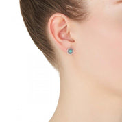 E3449-Najo Morning Sunrise Turquoise Studs-Bella-Luna