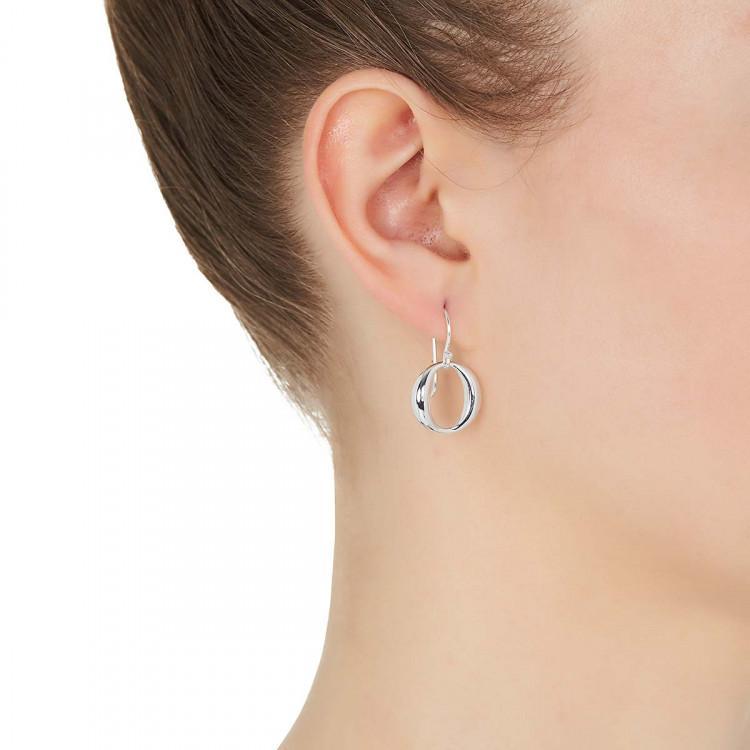 E5285-Najo Naj 'O' Drop Charm On Hook Earrings-Bella-Luna