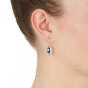 E5789-Najo Pebble 12Mm Oval Hook Earrings-Bella-Luna