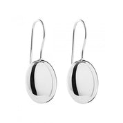 E5789-Najo Pebble 12Mm Oval Hook Earrings-Bella-Luna