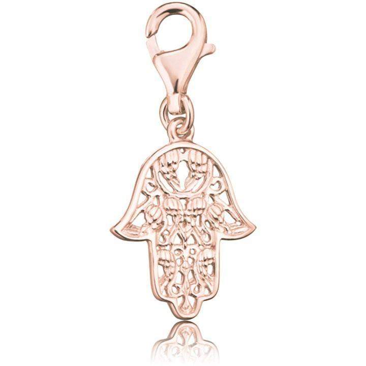 ERC-HAND-R-Engelsrufer Rose Gold 'Hamsa' Hand Charm-Bella-Luna