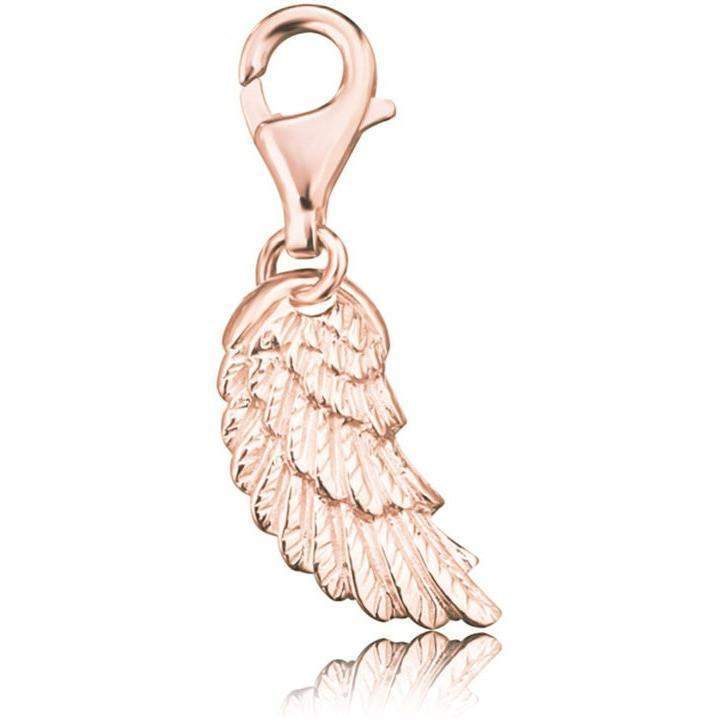 ERC-WING-R-Engelsrufer Rose Gold Angel Wing Charm-Bella-Luna