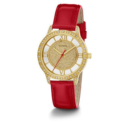 Guess Ethereal Gold Tone Analog Ladies Watch GW0436L1