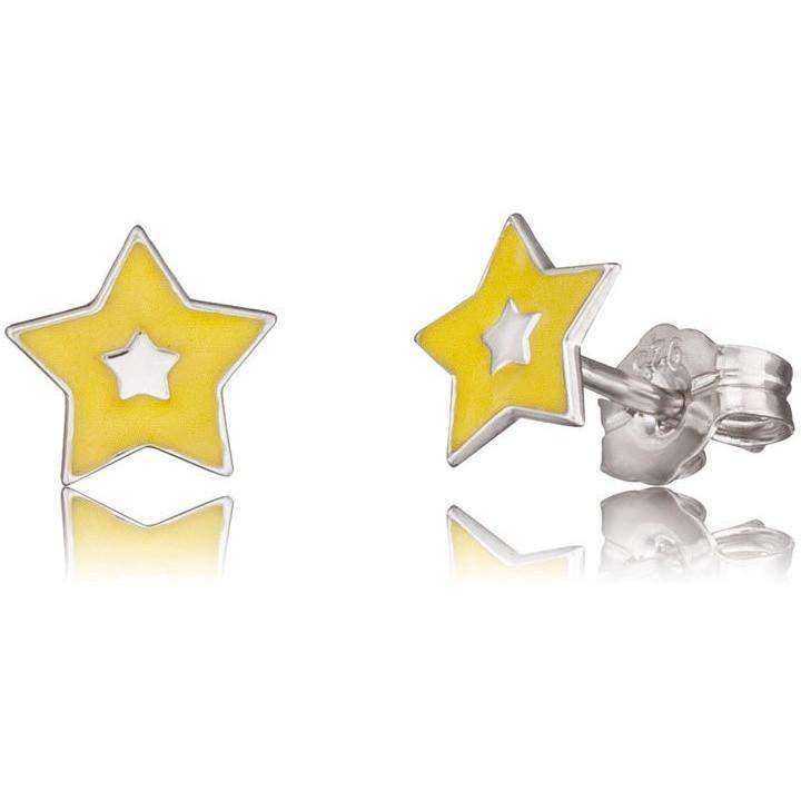 HEE-03SHINE-Herzengel Ear Studs Star Symbol (Brilliance)-Bella-Luna