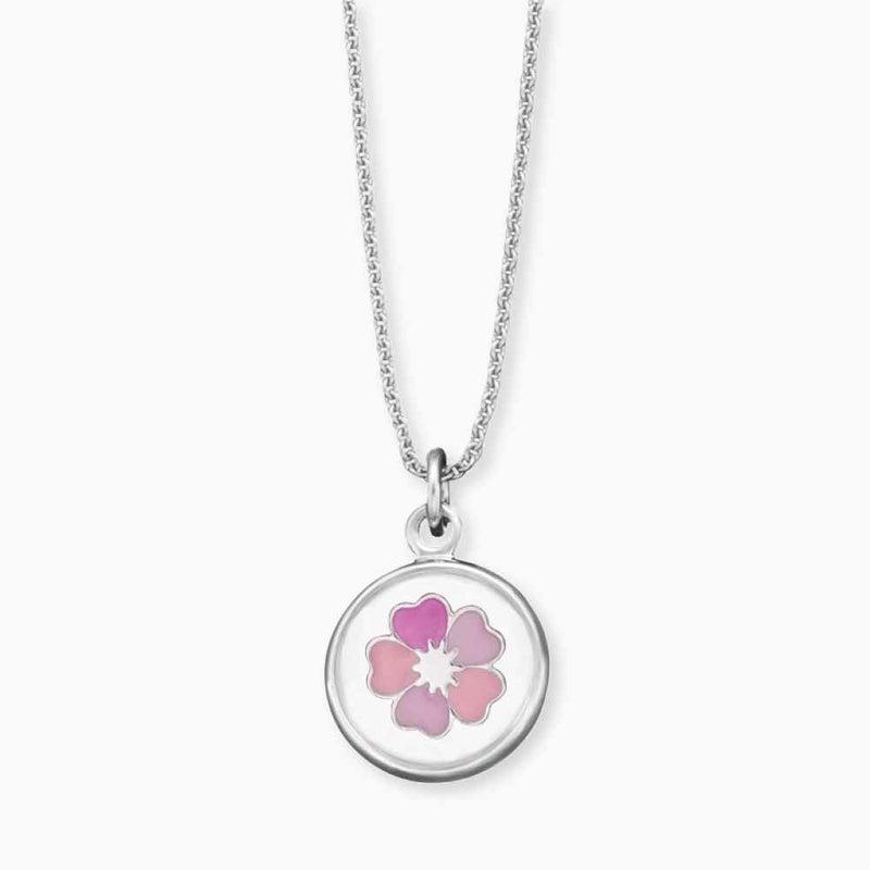 Herzengel Necklace with Glass Lens Flower Symbol (Beauty)