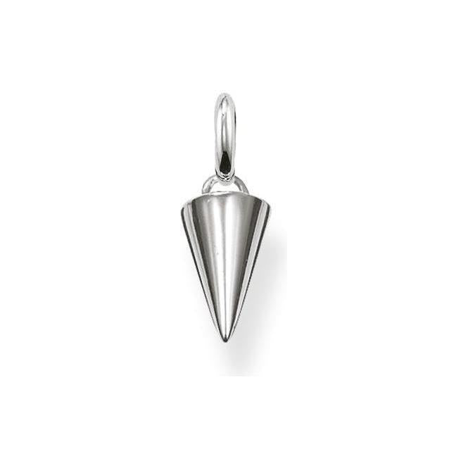 KC0003-001-12-Silver Spike Pendant-Bella-Luna